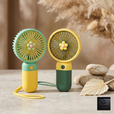 3 Speed Rechargeable Hand Fan – Mini Handy Fan For Kids With Stand